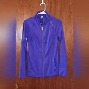 Under Armour Purple Full Zip Jacket Sz Small Running